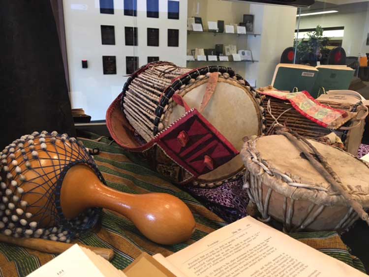 African-drum-law-display