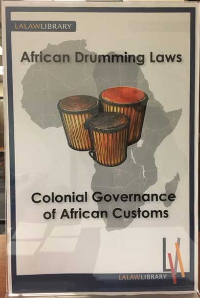 african-drum-law-poster