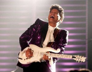 Bruno Mars plays Prince. (Photo: Christopher Polk/Getty Images for NARAS) 