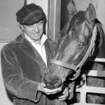 Elmer Bernstein and his racehorse.