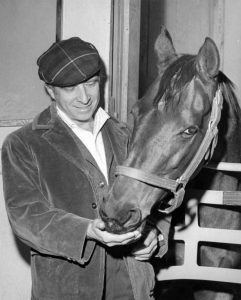 Elmer Bernstein and his racehorse.