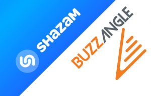 Shazam and BuzzAngle logos