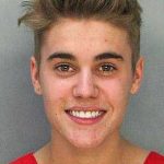 Justin Bieber 2014 mug shot.