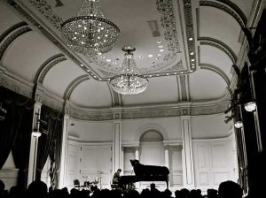 David Cieri playing piano at Carnegie Hall