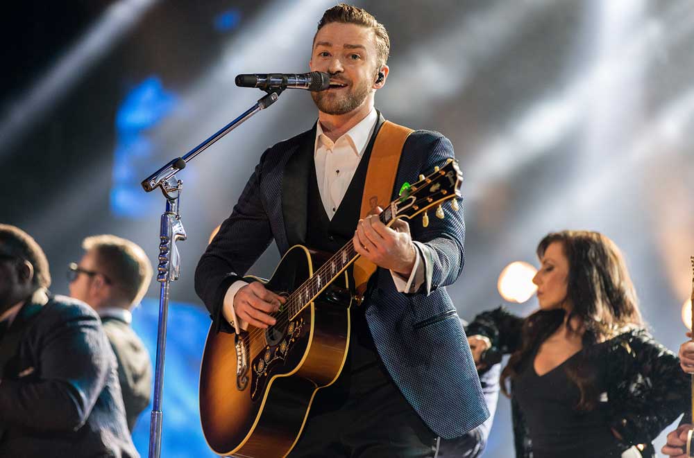 Justin Timberlake performs