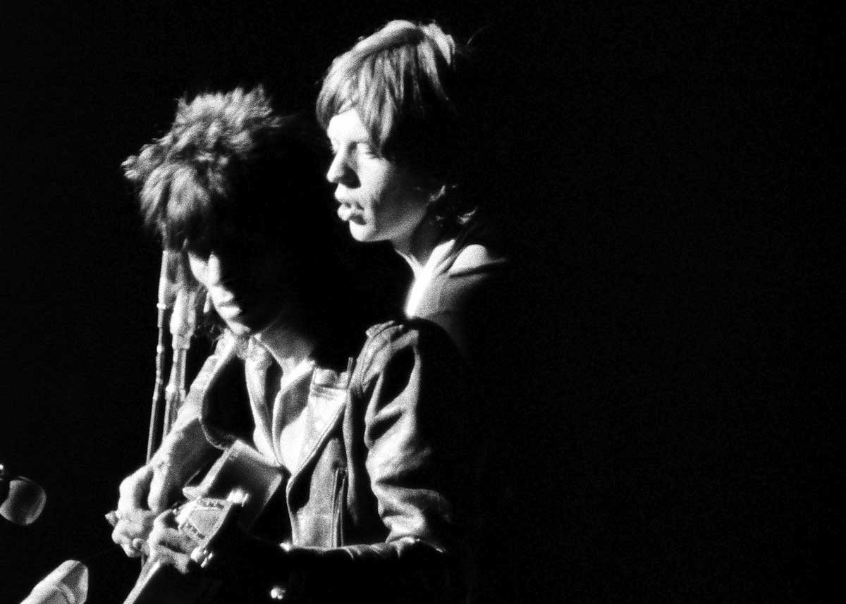 mick jagger and keith richards photographed by michael friedman