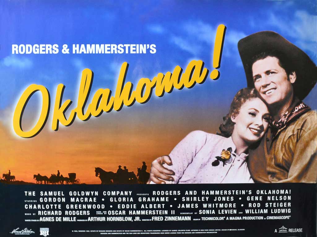 Poster for the musical Oklahoma!